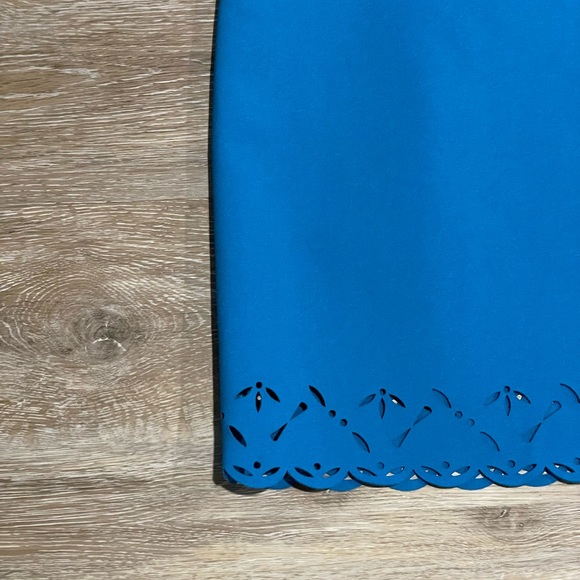 EUC Blue Scalloped J. Crew Cocktail Dress - Picture 5 of 5